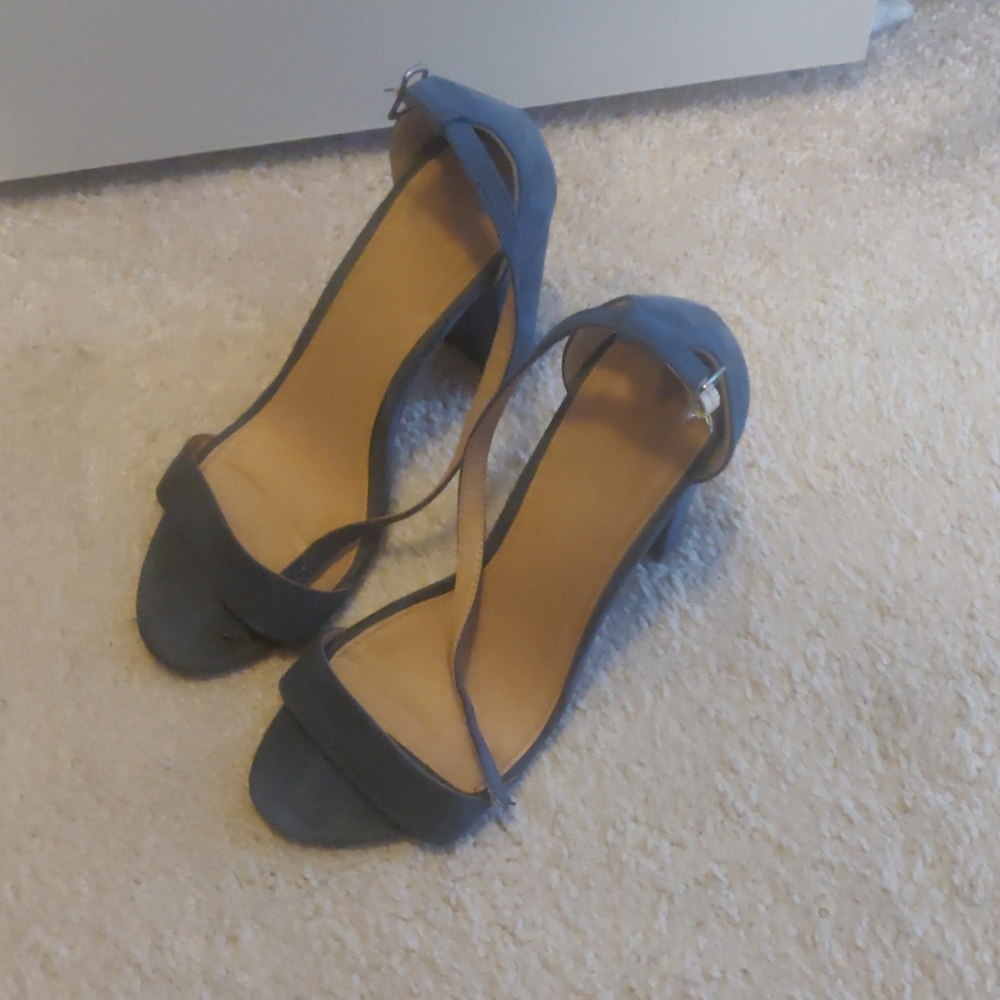 ankle strap block heels